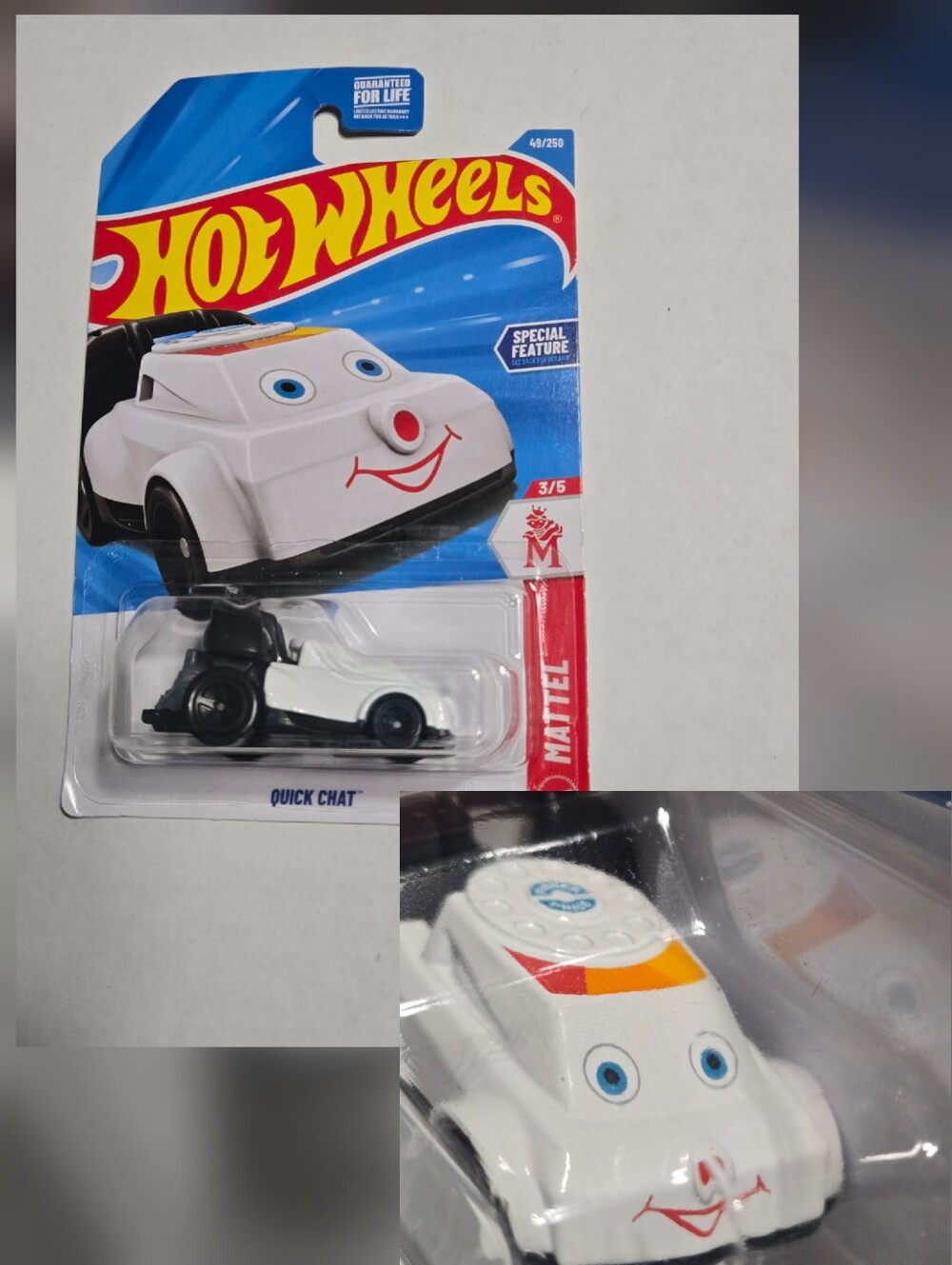 NEW Hot Wheels Fisher Price Quick Chat Telephone Toy Vehicle
